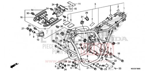 FRAME BODY CB1100SAE de 2014